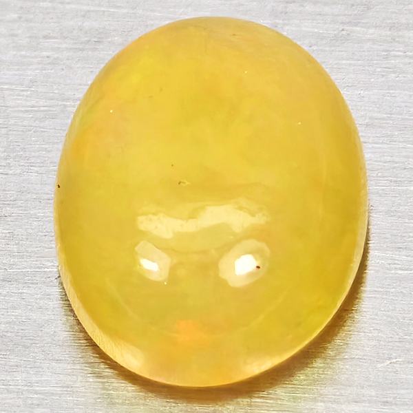 Natural Multi-Color Play Of Colour Opal 0.87 Ct. Oval Cabochon Shape 7.9 x 6 Mm