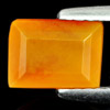 0.83 Ct. Pretty Natural Baguette Orange FIRE OPAL Gem