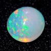 0.98 Ct. Good Oval Cabochon Natural Multi Color Opal Unheated