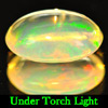 Unheated 1.78 Ct. Natural Multi-Color Play Of Colour Opal Oval Cabochon