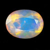 0.61 Ct. Oval Shape Natural Multi Color Opal Sudan Gem