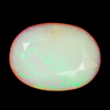 Unheated 3.32 Ct. Oval Shape Natural Multi Color Opal