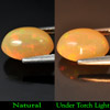 Multi Color Opal 2.59 Ct. Oval Cabochon 11.4 x 7.2 Mm. Natural Gemstone Unheated