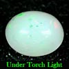 0.79 Ct. Oval Cabochon Natural Multi Color Opal Sudan