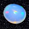 Unheated 0.37 Ct. Oval Cab Natural Multi Color Opal Gem