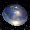0.59 Ct. Oval Cab Natural Multi Color Opal Sudan Gem