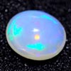 Unheated 1.73 Ct. Oval Cab Natural Multi Color Opal Gem