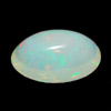 Unheated 1.22 Ct. Oval Cab Natural Multi Color Opal Gem
