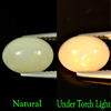 Opal Multi Color 1.86 Ct. Oval Cabochon 9.6 x 7.5 Mm. Natural Gem Unheated Sudan