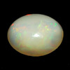 Unheated 0.82 Ct. Oval Cab Natural Multi Color Opal Gem
