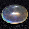 3.66 Ct. Oval Cabochon Natural Multi Color Opal Unheated