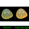 Unheated 2.35 Ct. Pear Cabochon Natural Multi Color Opal Gem