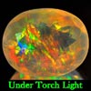 Unheated 5.14 Ct. Oval Natural Multi Color Opal Sudan