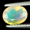 Unheated 0.68 Ct. Oval Natural Multi Color Opal Sudan