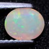 0.57 Ct. Oval Natural Multi Color Opal Sudan Unheated