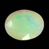 0.58 Ct. Oval Natural Multi Color Opal Sudan Unheated
