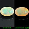 3.07 Ct. Oval Natural Multi-Color Play Of Colour Opal Unheated