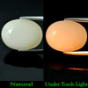 Unheated 5.07 Ct. Oval Shape Natural White Color Opal