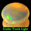 7.51 Ct. Oval Cabochon Natural Multi Color Opal Sudan