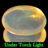 3.65 Ct. Oval Cabochon Natural Multi Color Opal Sudan