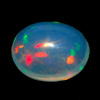 0.98 Ct. Oval Cabochon Natural Multi Color Opal Sudan