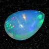 0.62 Ct. Pear Cabochon Natural Multi Color Opal Sudan