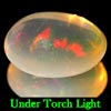1.46 Ct. Oval Cabochon Natural Multi Color Opal Sudan