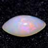 Unheated 0.65 Ct. Natural Multi Color Opal Sudan Gem