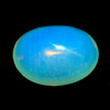 0.47 Ct. Oval Cabochon Natural Multi Color Opal Sudan