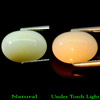Unheated 4.12 Ct. Good Gemstone Oval Cabochon Natural Multi Color Opal