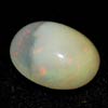 Unheated 1.83 Ct. Oval Cab Natural Gem Multi Color Opal
