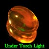 Unheated 0.54 Ct. Oval Cab Natural Gem Multi Color Opal