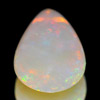 0.98 Ct. Pear Cabochon Natural Multi Color Opal Sudan