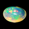 Unheated 0.72 Ct. Natural Multi Color Opal Sudan Gem