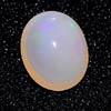 0.73 Ct. Oval Cab Natural Gem Multi Color Opal Unheated