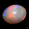 0.60 Ct. Oval Cabochon Natural Multi Color Opal Sudan