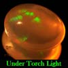 0.88 Ct. Oval Cabochon Natural Multi Color Opal Sudan