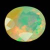 0.79 Ct. Oval Natural Multi Color Opal Sudan Unheated