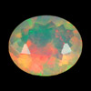 0.56 Ct. Oval Natural Multi Color Opal Sudan Unheated