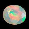 0.86 Ct. Oval Natural Multi Color Opal Sudan Unheated