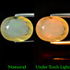 Unheated 3.17 Ct. Oval Natural Multi Color Opal Sudan