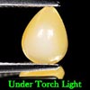 0.96 Ct. Pear Cabochon Natural Multi Color Opal Sudan