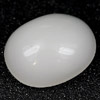 8.42 Ct. Oval Cabochon Natural White Color Opal Sudan