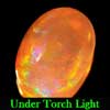 6.75 Ct. Oval Cabochon Natural Multi Color Opal Sudan