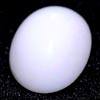 2.79 Ct. Oval Cabochon Natural White Color Opal Sudan
