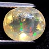 1.66 Ct. Oval Natural Multi Color Opal Sudan Unheated