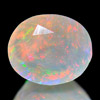 0.82 Ct. Oval Natural Multi Color Opal Unheated Sudan