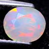0.84 Ct. Oval Natural Multi Color Opal Unheated Sudan