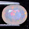 0.72 Ct. Oval Natural Multi Color Opal Unheated Sudan