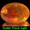 3.57 Ct. Oval Natural Multi Color Opal Unheated Sudan